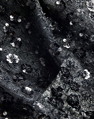 JXDream Sequin Nederdel - Black 